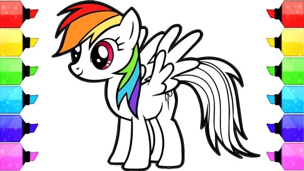 Лошадка Радуга Дэш