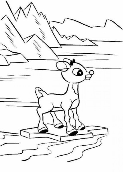 Раскраска осторожно тонкий лед для детей