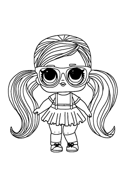 Lol hairvibes раскраска