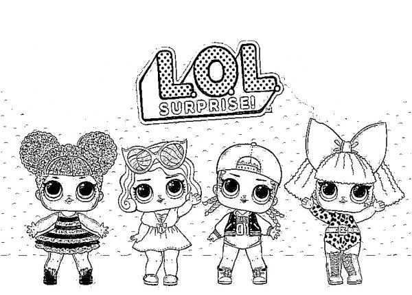 ЛОЛ. Раскраска