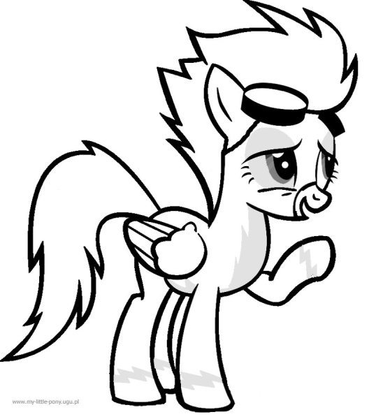 Раскраски пони мальчики