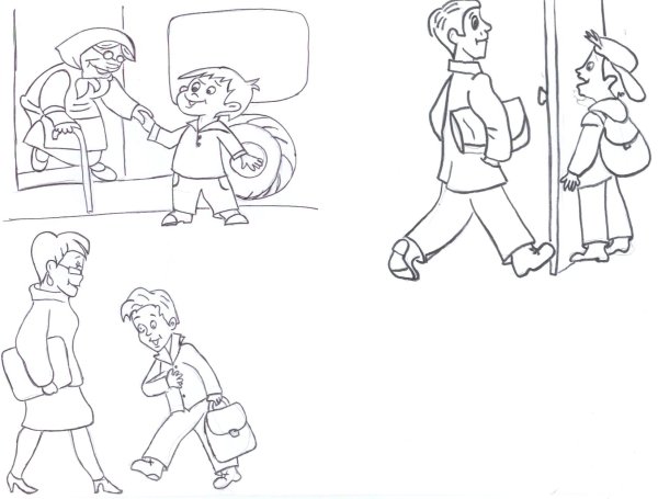 Раскраски на тему вежливость для детей