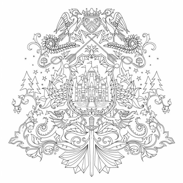 Раскраски антистресс Джоанна Басфорд