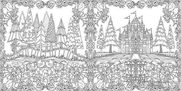 Джоанна Басфорд Зачарованный лес замок