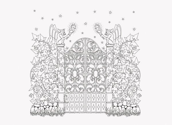 Рисунки Джоанны Басфорд