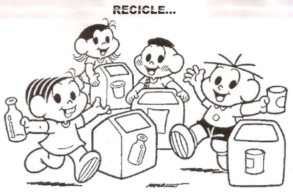 Мусор раскраска для детей