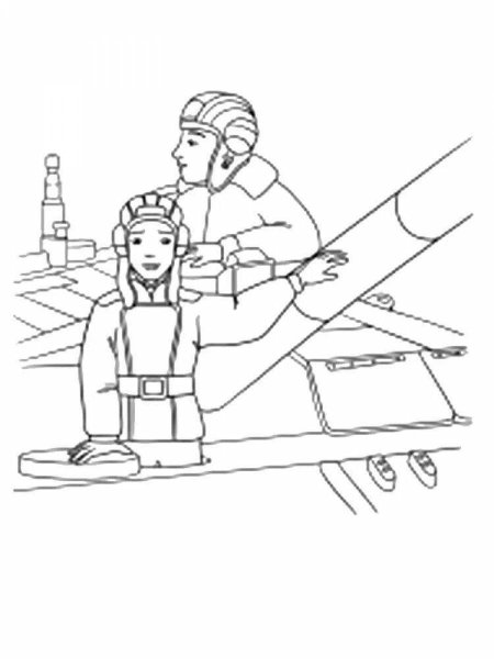Танкист раскраска
