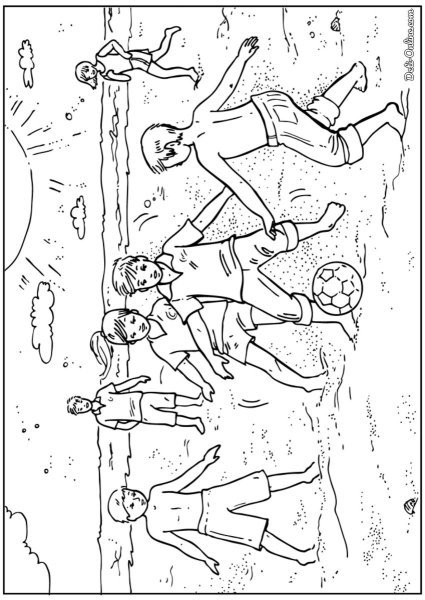 Каникулы. Раскраски