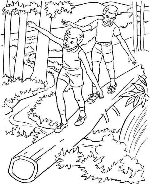 Раскраски лето для мальчиков