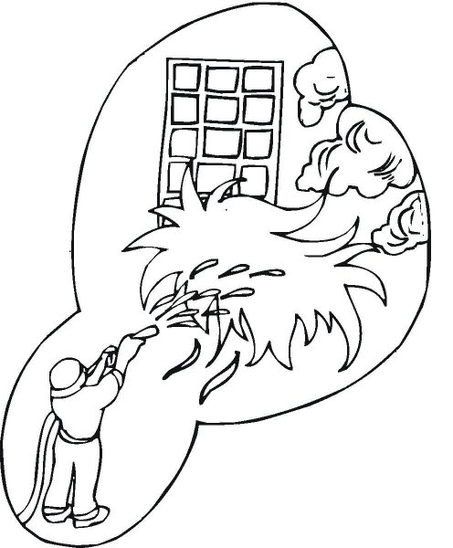 Огонь-друг огонь-враг раскраски