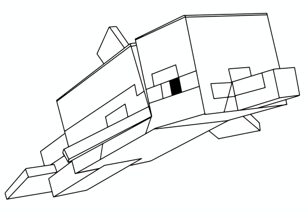 Раскраска майнкрафт