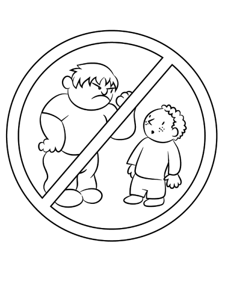 Расскраскина тему защита прав ребенка