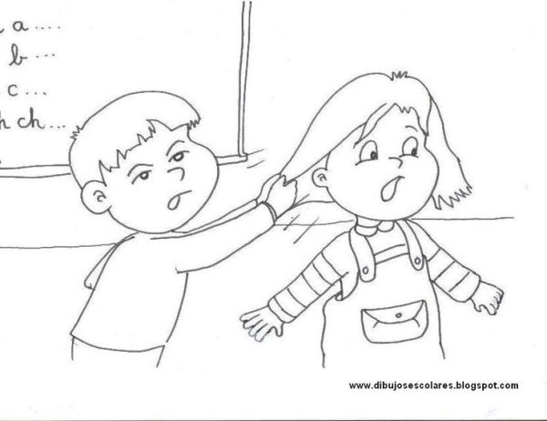 Буллинг раскраска