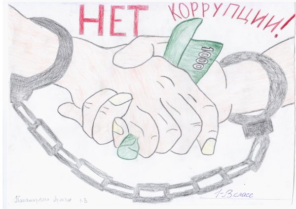 Рисунок на тему коррупция