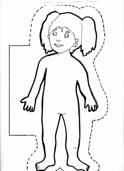 Тело человека раскраска