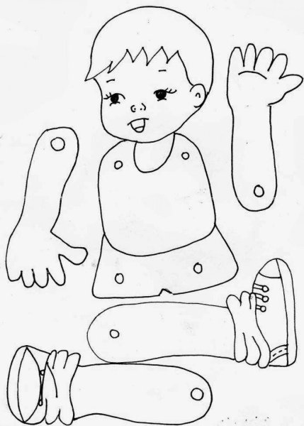 Аппликация части тела