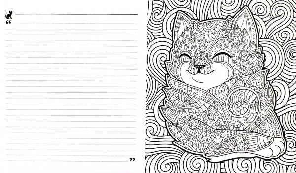 Блокнот раскраска антистресс