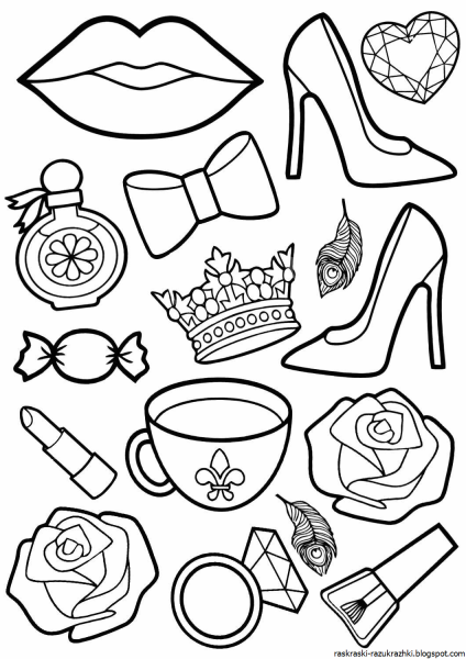 Раскраски Стикеры