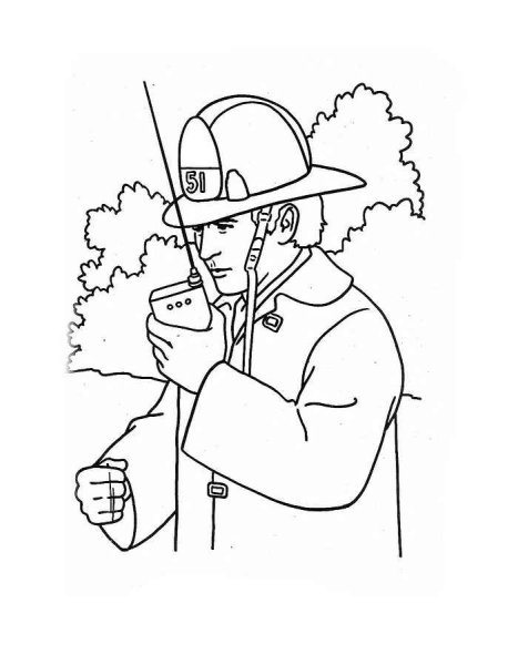 Раскраска пожарная безопасность