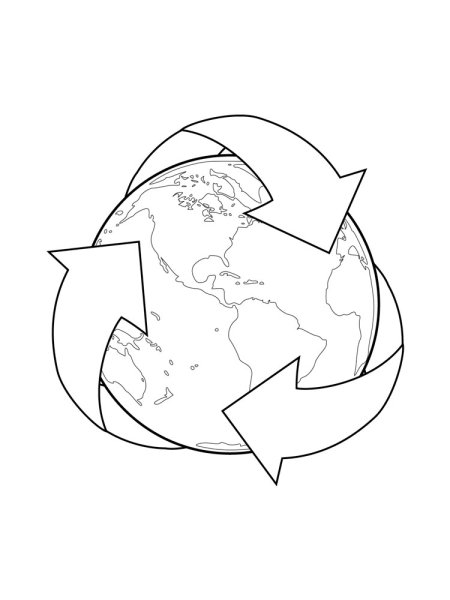 Экология раскраска