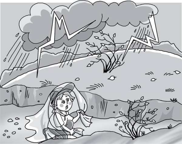 Гроза раскраска