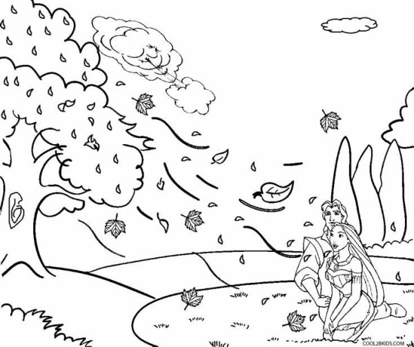 Ветренно раскраска