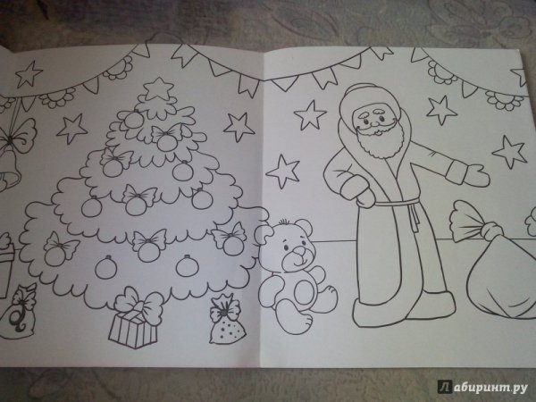 В лесу родилась елочка раскраска