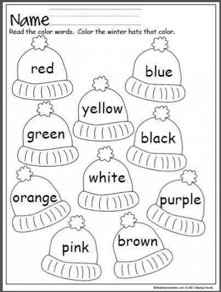 Задания по английскому для малышей