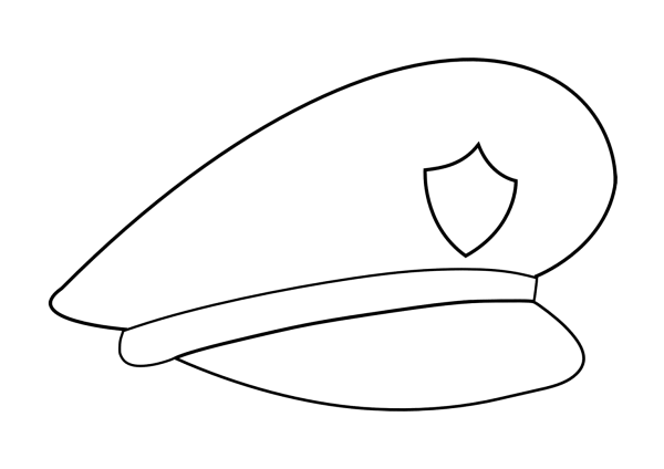 Фуражка раскраска для детей