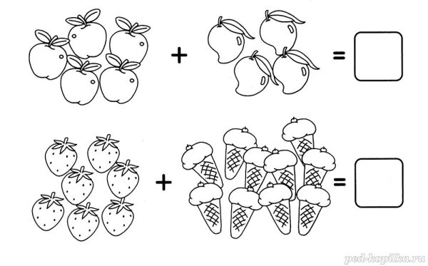 Математические задачи для дошкольников дошкольников