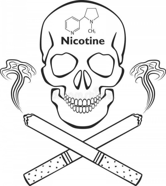 Раскраска на тему курение