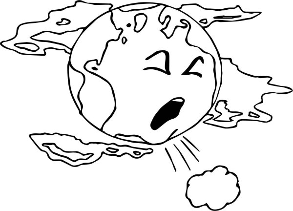Земля раскраска для детей