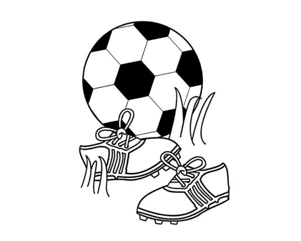 Раскраски для малышей спортивный инвентарь