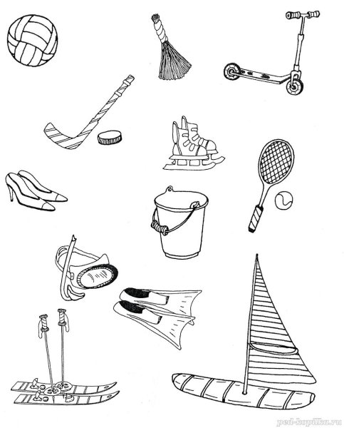 Задания для детей спортивный инвентарь
