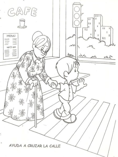 Раскраска доброта для детей