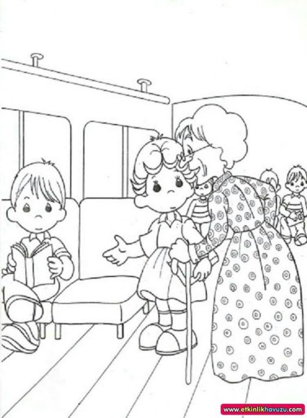 Раскраска вежливость для детей