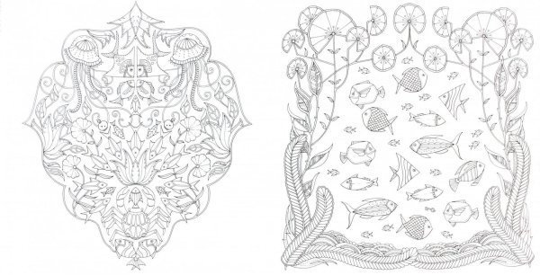 Раскраски антистресс Джоанна Басфорд Затерянный океан