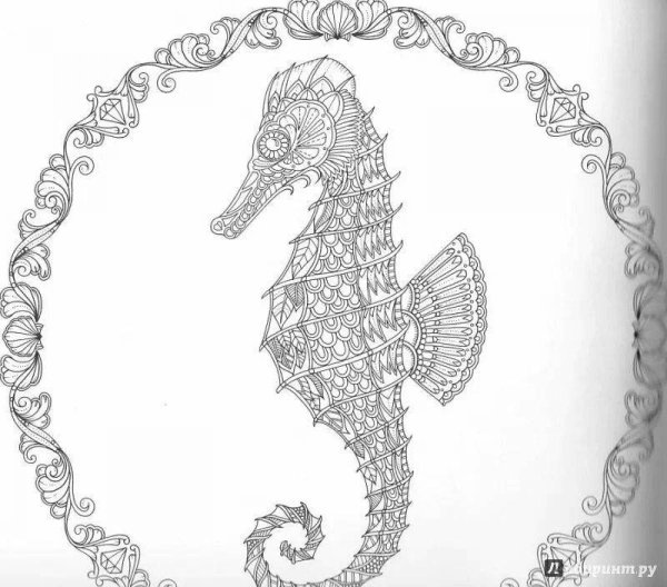 Раскраски антистресс Джоанна Басфорд Затерянный океан