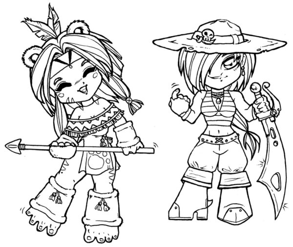 Раскраски инди КИД