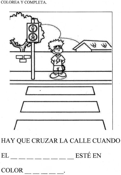 Раскраски по ПДД для детей пешеходный переход