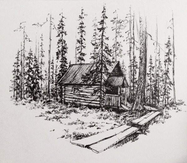 Пейзаж Графика