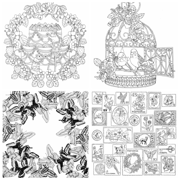 Раскраска Menuet de bonheur