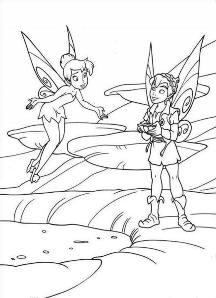 Раскраски феи Динь Динь и её друзья