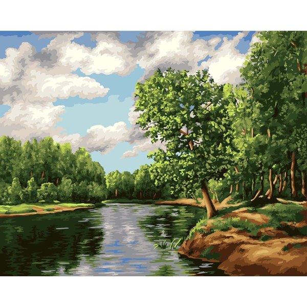 Жанна Когай картина летние облака