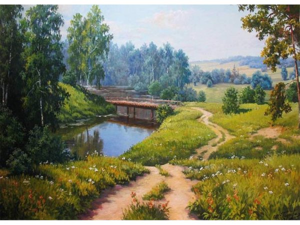 Картины Марии Гордеевой пейзаж