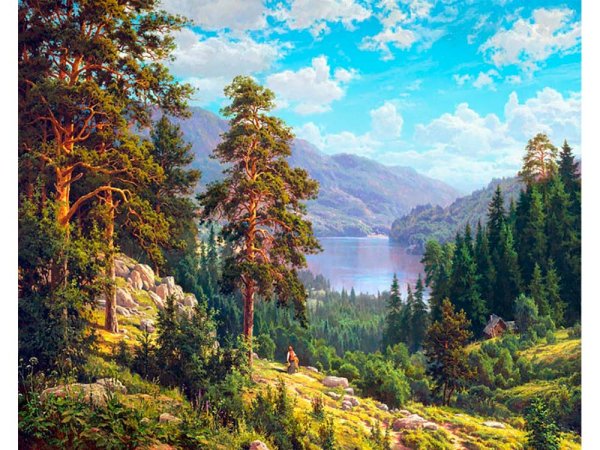 Сергей Басов картины горы