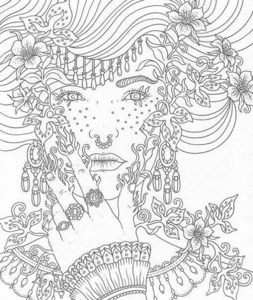 Ханна Карлсон раскраски