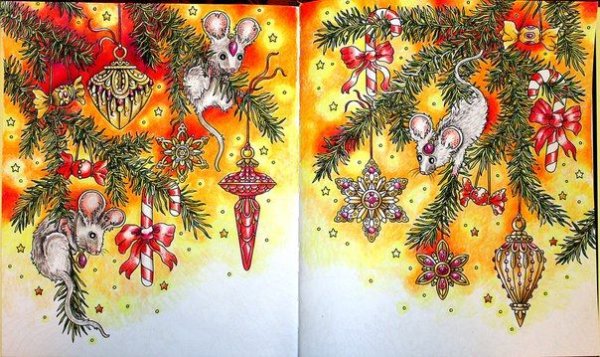 Ханна Карлсон времена года Раскрашенные