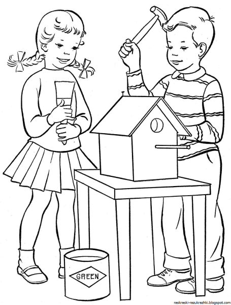 Раскраски доброта глазами детей