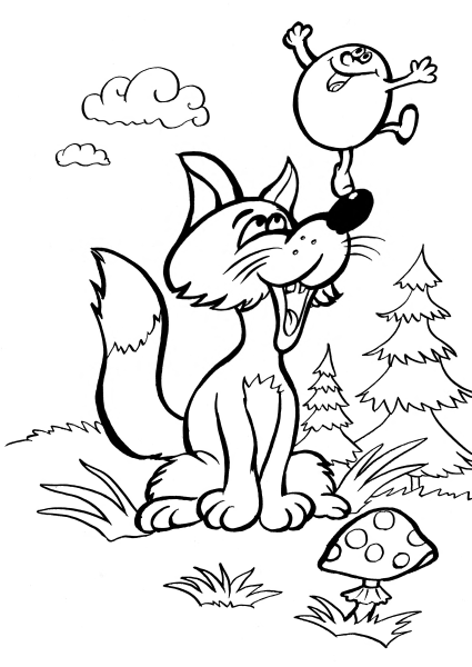 Раскраски для детей Мои любимые сказки